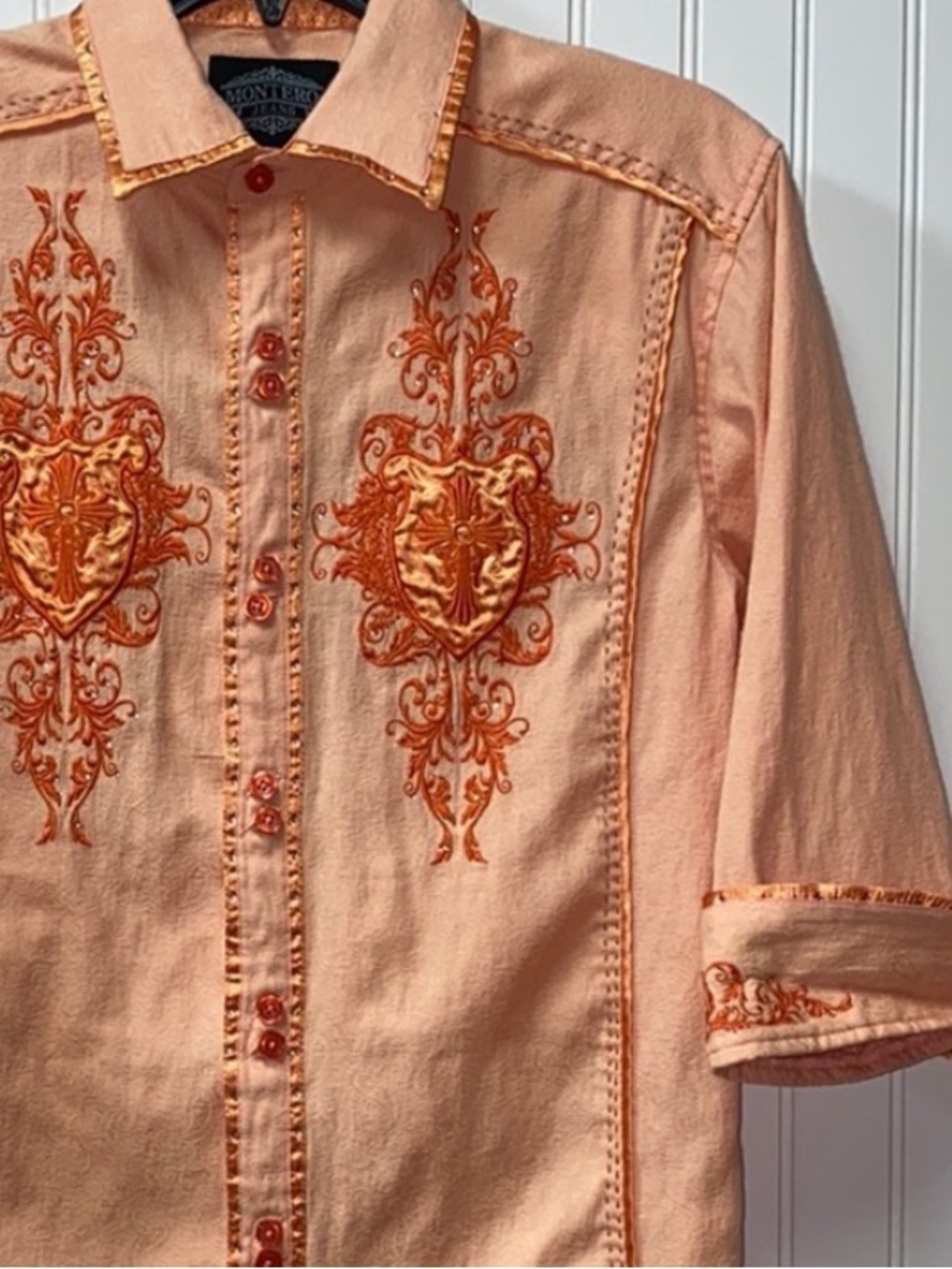 Monterey Jeans Embellished Western Shirt S